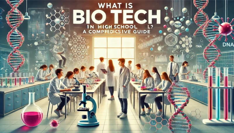 What Is Bio Tech in High School